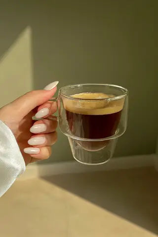 شات قهوه دوجداره