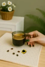 شات پیرکس دودی دسته چوبی