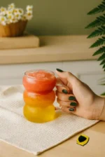 لیوان پیرکس حلقه‌ای دسته دار