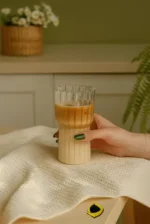 لیوان پیرکس شیاردار بلند