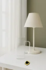 لیوان پیرکس مربع بلند شیاردار
