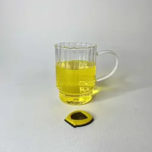 لیوان پیرکس شیاردار پایه دار
