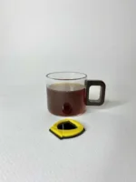 شات پیرکس گرد دسته چوبی