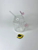 ماگ اسموتی پروانه ای صورتی