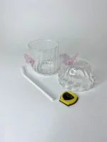 ماگ اسموتی پروانه ای صورتی