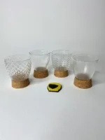 شات پیرکس پایه چوب پنبه ای
