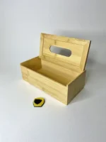 جا دستمال بامبو درب مگنتی