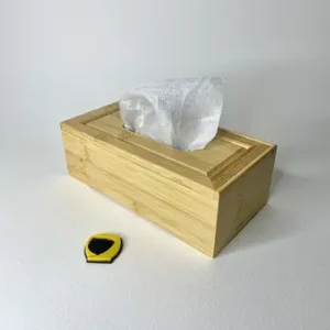 جا دستمال بامبو درب مگنتی