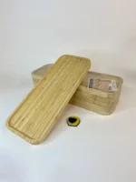 رولت خوری مستطیل متوسط بامبو