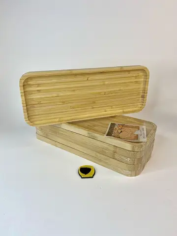 رولت خوری مستطیل متوسط بامبو رولت خوری مستطیل متوسط بامبو