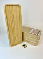 رولت خوری مستطیل بزرگ بامبو