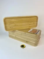 رولت خوری مستطیل بزرگ بامبو