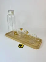 رولت خوری مستطیل بزرگ بامبو