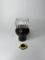 لیوان اسموتی پیرکس دوتکه شیاردار