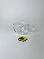 لیوان پیرکس دسته دار لبه پهن