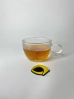 لیوان پیرکس دسته دار لبه پهن