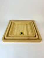 سینی بامبو مربع 3 سایز