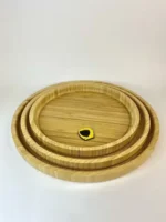 سینی بامبو گرد 3 سایز