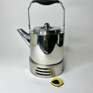 کتری استیل نقره ای استوانه ای