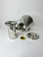 کتری استیل نقره ای درب الماسی