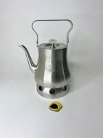 کتری استیل نقره ای درب الماسی