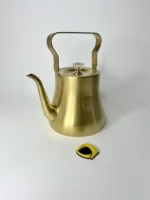 کتری استیل طلایی درب الماسی