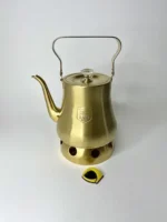 کتری استیل طلایی درب الماسی