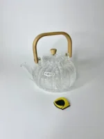 قوری پیرکس کدویی دسته بامبو 1000 میل