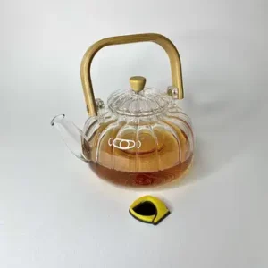 قوری پیرکس کدویی دسته بامبو 1000 میل