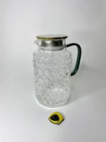 پارچ پیرکس مشبک دسته سبز