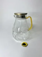 پارچ پیرکس الماسی دسته طلایی