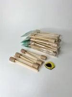 قاشق عسل خوری بامبو 6 عددی