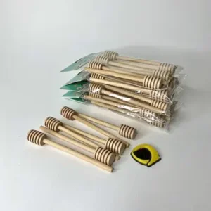 قاشق عسل خوری بامبو 6 عددی