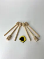 قاشق عسل خوری بامبو 6 عددی