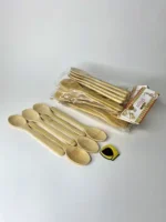 قاشق غذاخوری بامبو 6 عددی