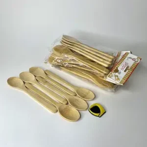 قاشق غذاخوری بامبو 6 عددی