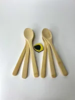 قاشق غذاخوری بامبو 6 عددی