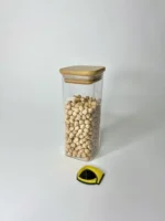 بانکه پیرکس مربع درب بامبو 16×6×6