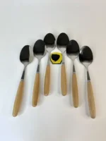 قاشق غذاخوری دسته بامبو