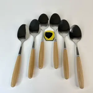 قاشق غذاخوری دسته بامبو