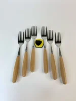 چنگال غذاخوری دسته بامبو