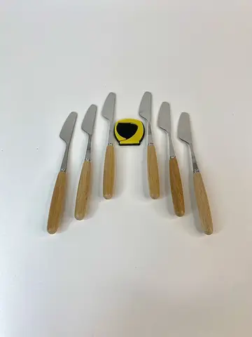 چاقو کره خوری دسته بامبو چاقو کره خوری دسته بامبو