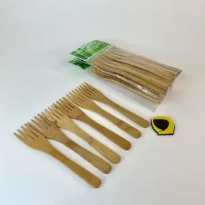 چنگال میوه خوری بامبو