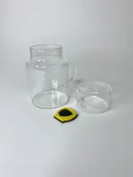 لیوان پیرکس استوانه دسته دار