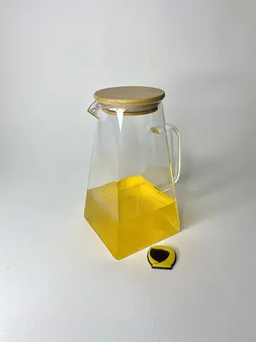 پارچ پیرکس کف مربع 1250 میل