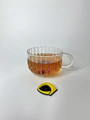 لیوان لته خوری پیرکس شیاردار لیوان لته خوری پیرکس شیاردار