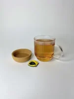 لیوان پیرکس زیر چوب پنبه شیاردار