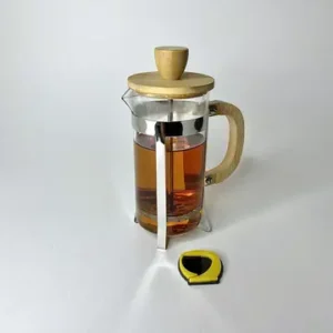 فرنچ پرس گرد دسته بامبو 350 میل