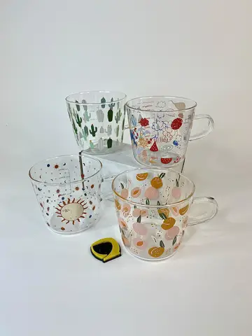 لیوان پیرکس طرح فانتزی