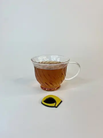 لیوان پیرکس طرح خط مورب